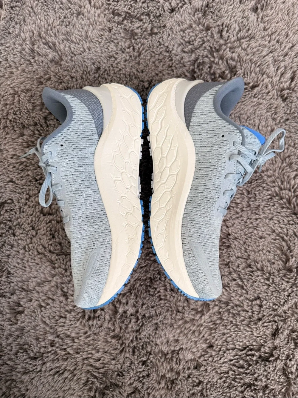 New Balance Women's Light Blue Running Sneakers with Mint Trim